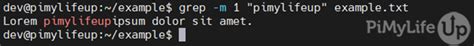 grep limit results